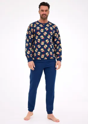 Piżama męska Cornette Teddy 6 457/293 świąteczna bawełna S-2XL