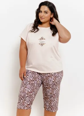 Piżama damska panterka Taro Chrissy 3362 2XL-3XL