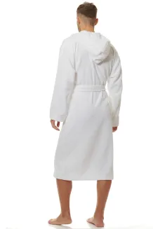 Szlafrok kąpielowy męski frotte 3XL z kapturem L&L 2104 - 14