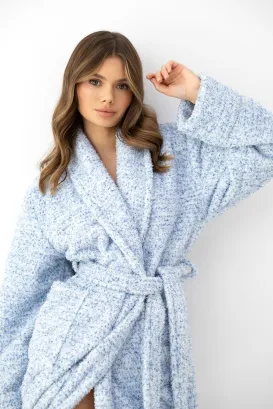 Puchaty szlafrok damski Sensis Ismina S-XL