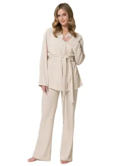 Komplet welurowy damski homewear Leveza 1815 Donatell M-XL - 4