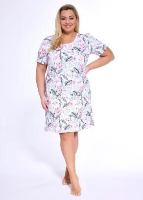 Koszula nocna bawełniana Cornette 799/314 Vivian 2 3XL-5XL