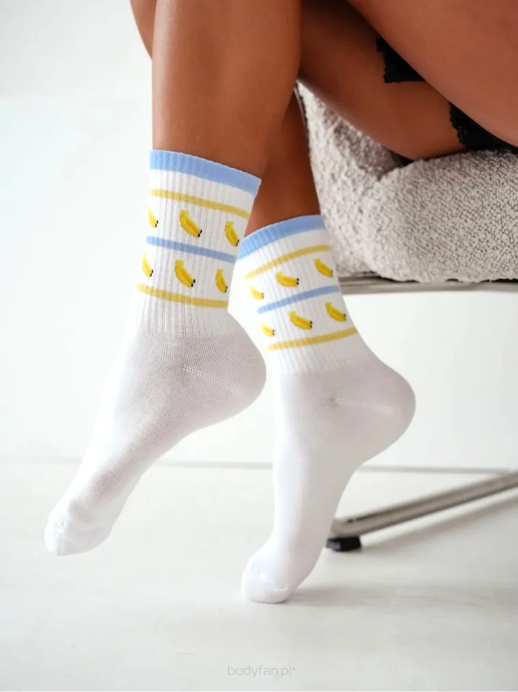 Skarpety Milena 0200-234 Banany 37-41