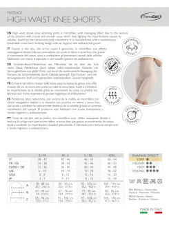 Antycellulitowe SZORTY TOP z wysokim stanem Massage Line 113 - 6