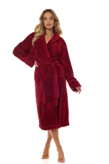Szlafrok L&L 2413 Camelia długi M-2XL damski - 6