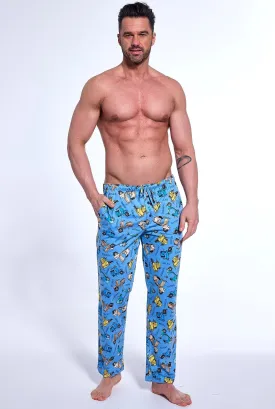 Spodnie piżamowe z rozporkiem Cornette 691/58 3XL-5XL męskie