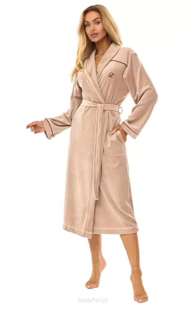 Elegancki szlafrok damski L&L 2508 M-2XL