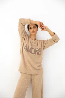 Komplet damski homewear Sensis Zerina S-XL boucle - 3