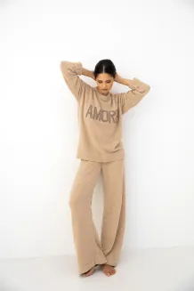 Komplet damski homewear Sensis Zerina S-XL boucle - 11