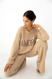 Komplet damski homewear Sensis Zerina S-XL boucle - 15