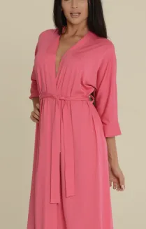 Szlafrok De Lafense 892 Visa długi 3XL-4XL damski - 15