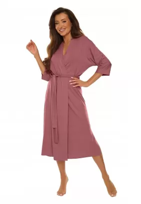 Szlafrok De Lafense 892 Visa długi 3XL-4XL damski