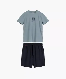 Piżama męska peach efect Atlantic NMP-398 S-2XL - 4