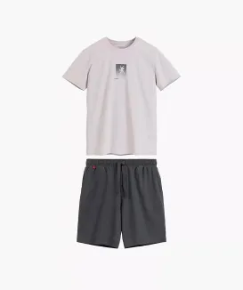 Piżama męska peach efect Atlantic NMP-398 S-2XL - 3