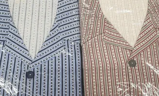 Rozpinana piżama męska z flaneli duży rozmiar do 7XL - 9