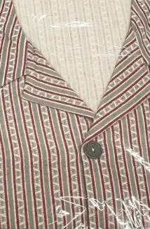 Rozpinana piżama męska z flaneli duży rozmiar do 7XL - 4