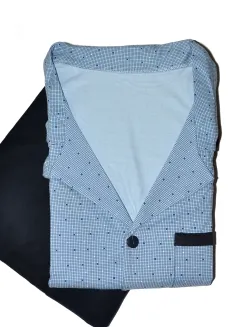Piżama Cornette 114 dł/r 3XL-5XL Rozpinana męska - 6