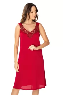 Elegancka koszula nocna na szerokich ramiączkach Róża 4114 - 3