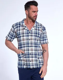 Piżama męska rozpinana Cornette 318/54  M-2XL - 2
