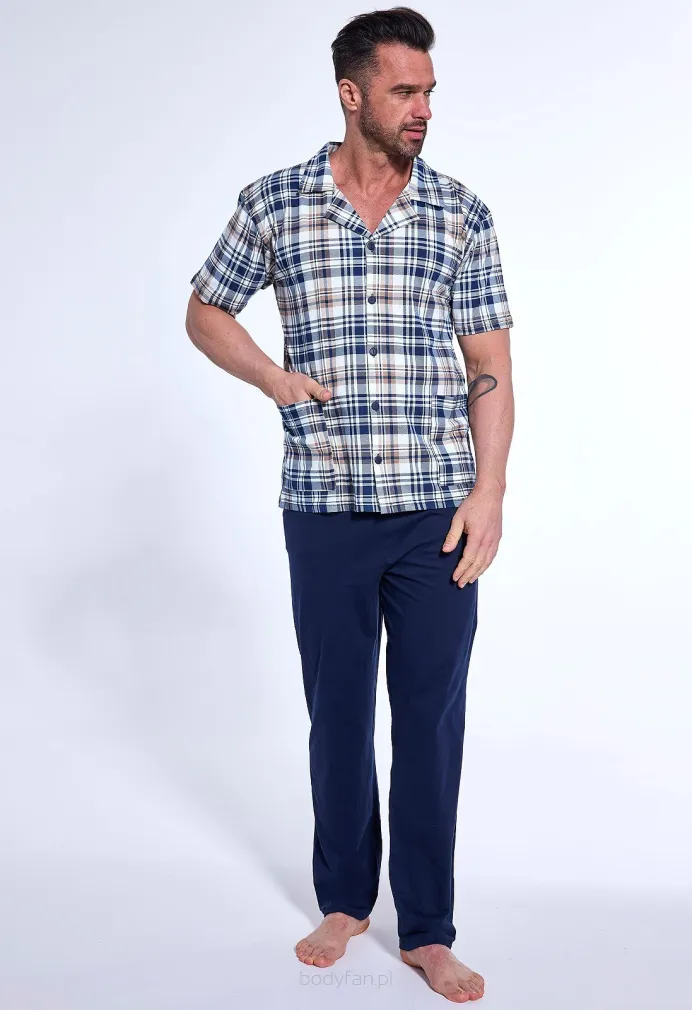 Piżama męska rozpinana Cornette 318/54  M-2XL