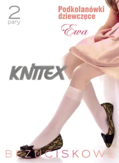 Podkolanówki Knittex DR 0009 Ewa Kids Line 15 den 2 pary - 2