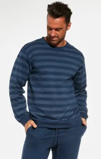 Piżama męska Cornette Loose 11 bawełniana w paski 3XL–5XL - 2