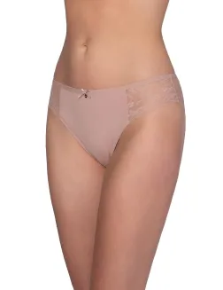 Majtki damskie z koronką Lama L-1594 BI dwupak 2XL - 2