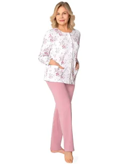 Piżama damska bawełniana Martel Maria III 202 rozpinana 3XL-4XL - 18