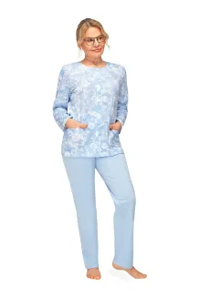 Piżama damska bawełniana Martel Maria III 202 rozpinana 3XL-4XL - 17