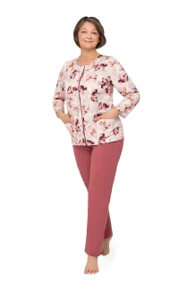 Piżama damska bawełniana Martel Maria III 202 rozpinana 3XL-4XL - 13