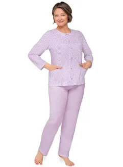 Piżama damska bawełniana Martel Maria III 202 rozpinana 3XL-4XL - 16