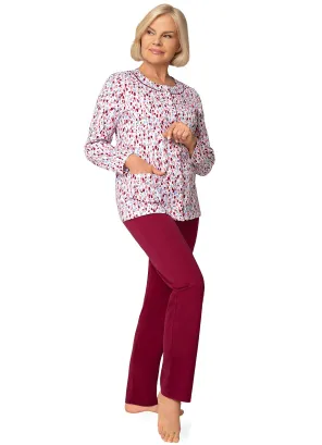 Piżama damska bawełniana Martel Maria III 202 rozpinana 3XL-4XL