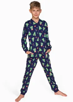 Kombinezon Cornette Kids Boy 185/168 Christmas Tree 2 wzrost 86-128 - 3