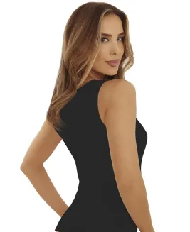 Podkoszulka Emili Esther S-XL damska z bawełny i koronką gipiurą - 4