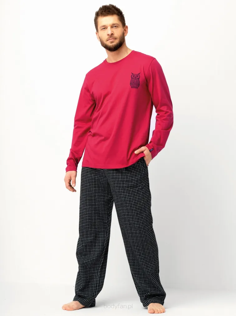 Piżama męska spodnie flanelowe Key MNS 471 M-2XL