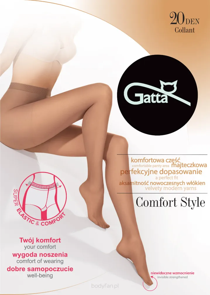 Rajstopy Gatta Comfort Style 20 den 2-4