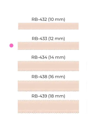 Ramiączka do stanika szerokość 12 mm Julimex RB 433