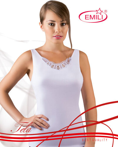 Koszulka Emili Tela biała S-XL