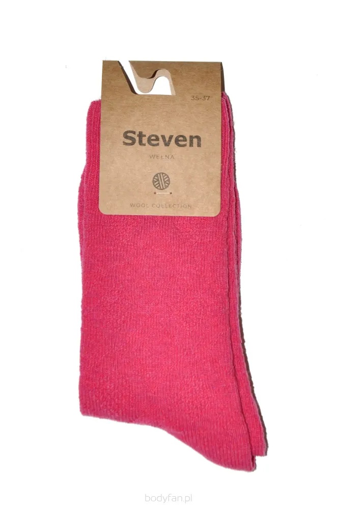 Skarpety wełniane damskie Steven art.093 wzór 35-40 72% wełny