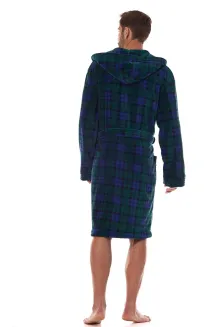 Szlafrok męski z kapturem L&L 2457 Pedro M-2XL herb - 4