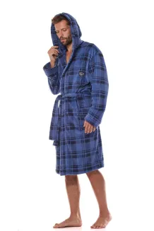 Szlafrok męski z kapturem L&L 2457 Pedro M-2XL herb - 7