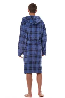 Szlafrok męski z kapturem L&L 2457 Pedro M-2XL herb - 5