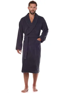 Szlafrok męski frotte L&L 2450 długi 4XL - 11