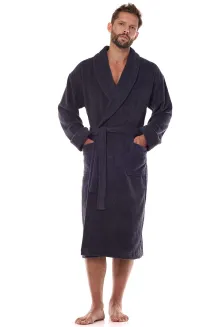 Szlafrok męski frotte L&L 2450 długi 4XL - 6