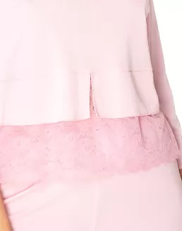 Elegancka piżama z jedwabiu Vistex London 6655 - 2