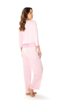 Elegancka piżama z jedwabiu Vistex London 6655 - 5