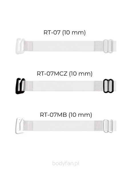 Ramiączko Julimex RT 07 silikonowe na szyję z plastikowym zaczepem 10 mm