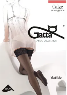 Pończochy z szewkiem Gatta Matilde lycra 20 den 1-4 - 2