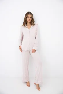 Piżama damska rozpinana Sensis Leila XS-2XL - 2