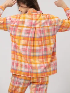 Piżama damska flanelowa Key LNS 473 S-XL - 2